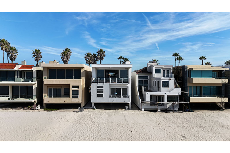 Back of home beachfront